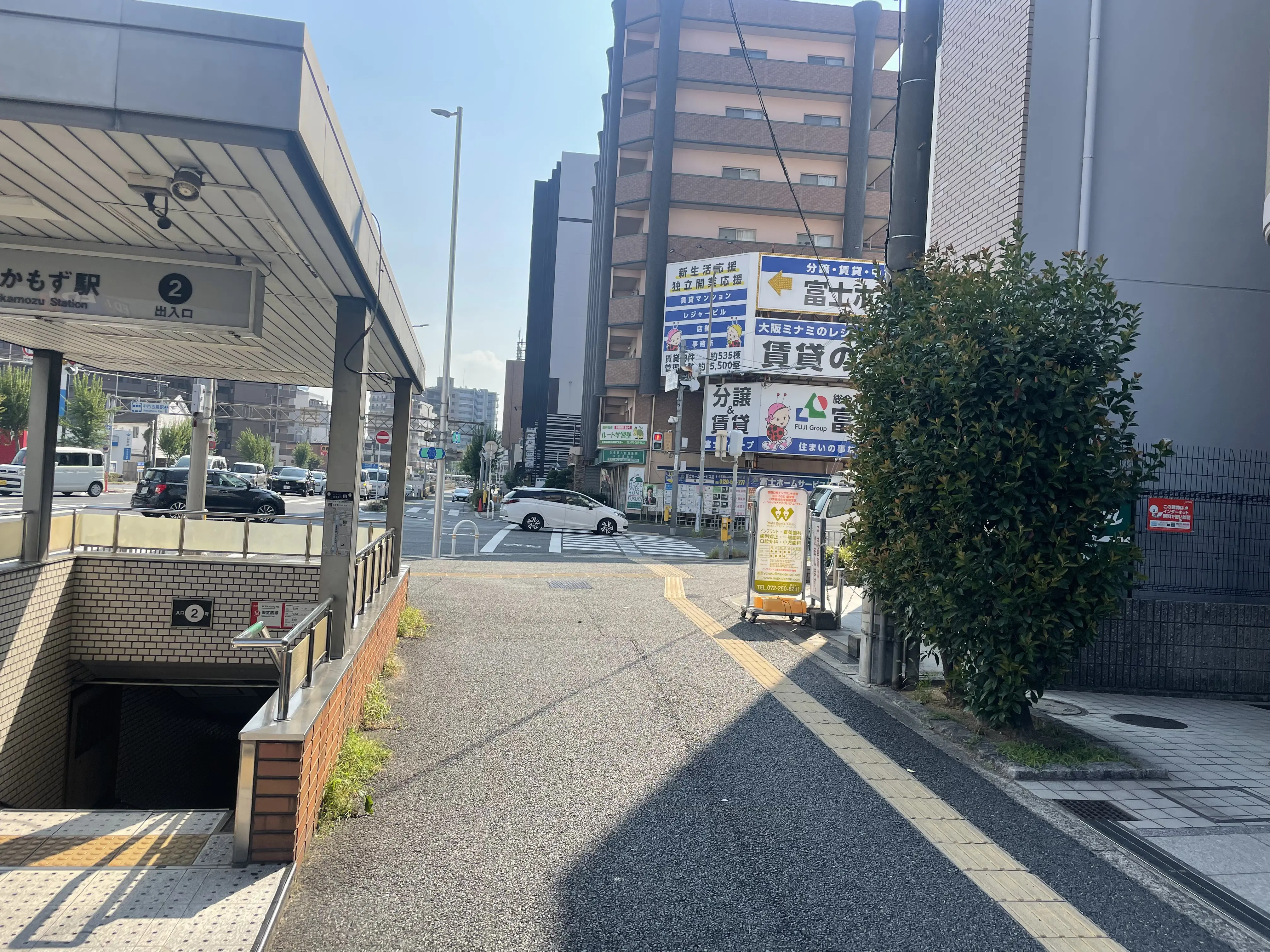なかもず駅からの道順②